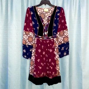 Anthropologie Maeve Patterned Dress